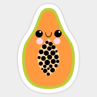 Papaya Sticker